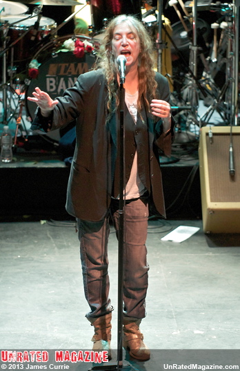 Patti Smith, photo by James Currie